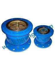 DIN cast steel rubber seat flange Check Valves