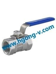 API Stainless steel 1pc type screw ball valve