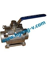 API industrial stainless steel thread ball valve 