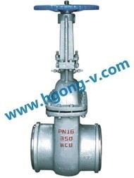 DIN Cast steel industrial welded Gate valve