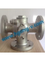 API industrial flange stainless steel ball valve