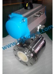 API/DIN pneumatic forged ceramic ball valve