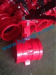 API cast iron welded wafer butterfly valve